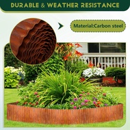 GO Auto-6 Inch X 20 FT Lawn Edging Borders Corrugated Galvanized Garden Edging Border Landscape Edgi
