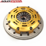 ADLERSPEED Racing Twin Disc Clutch Kit for ECLIPSE TALON TSi LASER RS 4G63 TURBO