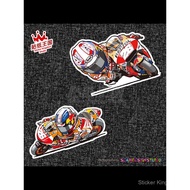 Ready Stock motoGP Rider 26 PEDROSA PEDROSA ARAI Helmet Motorcycle Electric Motorcycle Decoration Re