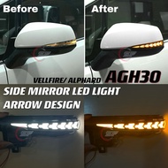 Toyota Alphard/ Vellfire AGH30 Side Mirror LED Light Arrow type