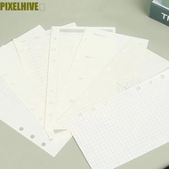 PIXELHIVE​ Loose-Leaf Notebook Refill Paper, Index Inside Page Cards Refill Spiral Binder A5 A6 A7 I