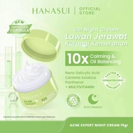Hanasui Acne Treatment Night Cream / Krim Wajah / Krim Malam Hanasui