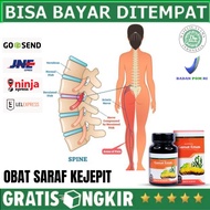 Obat Saraf Kejepit Tulang Belakang Syaraf Terjepit Bokong Leher Kaki Sakit Pinggang Punggung Pegal L