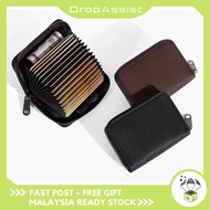 DROPASSIST 1895 9Slots/18Slots VIP ID Bank Credit Card Holder Zipper Wallet Women and Men Card Case 