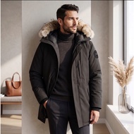 二手CANADA GOOSE3426MB CHATEAU PARKA 黑色羽絨服