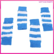 4pcs Dog Elbow Protector Dog Legs Socks Knitted Warmer Wraps Pet Elbow Protective Sleeve Leg Warmers