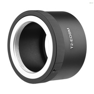 Toho Manual Lens Mount Adapter Ring Aluminum Alloy for T2-Mount Lens to Canon EOS M1/M2/M3/M5/M6/M6 Mark II/M10/M50/M100/M200 EF-M Mount Mirrorless Camera