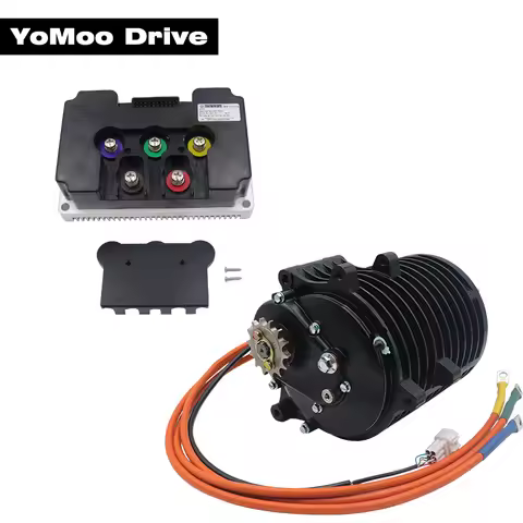 QS138 70H V3 3000W Peak 9000W Mid-Drive PMSM Motor With Fardriver ND72680/ND84680/ND96680 Controller