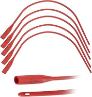 5 Pack, Pet Feeding Tube with Funnel End, for Puppies, Kittens, & Pet Nursing, 14 FR, 16” Length, Re