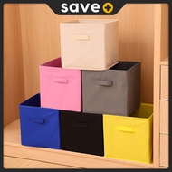 SAVE Foldable Storage Box Home Office Bedroom Cosmetics Organiser Toy Clothes Non Woven Organizer Bo