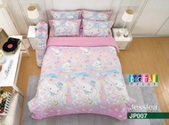 jessica ชุดผ้าปูที่นอน 3.5ฟุต/5ฟุต/6ฟุต และทั้งชุด Cinnamoroll ซินามอโรล JP004 JP007 jp016 jp015 Mic