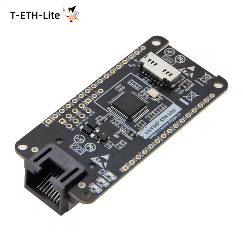 LILYGO® T-ETH-Lite ESP32 ESP32-S3 Dev Board W5500 Ethernet PoE Optional Camera-Shield Support MicroS