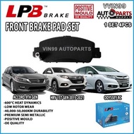 [Front Brake Pad Set] Honda Accord 9th 2013-2017 Odyssey RC HRV 2015-2021