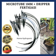 MICROTUBE 1MM + DRIPPER FERTIGASI SISTEM