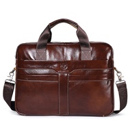 BEEGEE CCS2025 high quality genuine cowhide men's office handbag