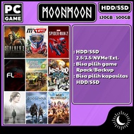HDD/SSD Harddisk Solid State Drive External Internal 2.5, 3.5 & NVMe 120GB - 500GB PC Game Contents