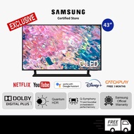 ( NEW LAUNCH) Samsung Online Exclusive Q60B 43 inch TV Quantum 4K Smart | Quantum HDR | OTS Lite | AirSlim QA43Q60BAKXX