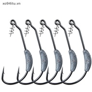 XOITU Exposed Jig Crank Barbed Hook 2g 2.5g 3g 4g 5g 7g 9g Crank Offset Fishing Hook Fish Hooks Fit 