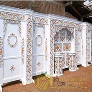 Set Gebyok Dekorasi Pelaminan - Furniture Dekor Pengantin