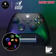 Convex Thumb Grip Set Savage Raven analog Knob (Skull & Co.) - Xbox One, Xbox Series controller