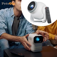 [PETSOLA] Mini Projector Cinema Projector ,Short Throw, Movie Projector, Portable ,for Entertainment