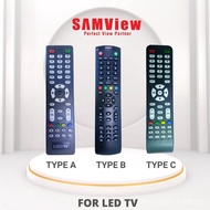 Samview Led TV Remote Control （A and C Are Sent Instead of The Remote Control RM-L1210）(B Send The Same Original Remote Control As The Picture)