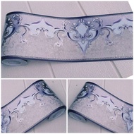 UNGU Wall border lis border sticker purple