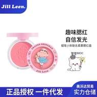 2026 New Style JILL LEEN Crayon Shin-Chan Co-Branded Monochrome Soft Mist Blush Palette High Gloss R