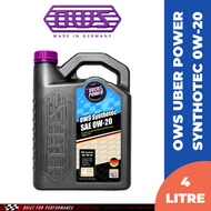 OWS Uber Power Synthotec Sae 0W20 Fully Synthetic Engine Oil 4L For Toyota/ Perodua/ Proton/ Honda