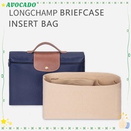 AVOCAYY 1Pcs Linner Bag, Felt Portable Insert Bag, Durable with Zipper Multi-Pocket Storage Bags Bag Organizer for Longchamp LE PLIAGE CLUB Briefcase S