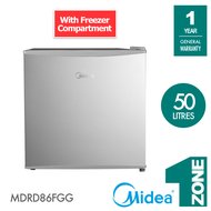 Midea 50L Mini Bar Refrigerator Peti Sejuk Kecil - Model: MDRD86FGG