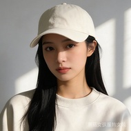 Taiwan Shipping Cap Baseball Light Board Wordless Casual Versatile Solid Color ins Style Big Head Ci