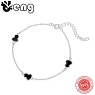 s999 Silver Jewelry Exquisite Lucky Wealth-Attracting Black Resin Gourd Bracelet D209-AB1002056