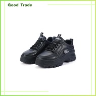 [bope] Women's Thick-Soled Dad Sneakers - Shoes in Black, White, and Ivory, Sizes 22.5cm to 25.0cm
