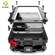 Case for iPhone 12 Mini 12 11 Pro XS MAX XR X 6 6S 7 8 Plus SE 2020 Heavy Duty Protection Metal Aluminum Phone Shockproof Cover