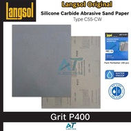 LANGSOL SANDPAPER SHEET GRIT 400 P400 – ABRASIVE SAND PAPER