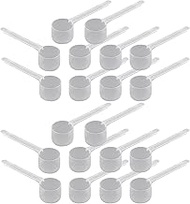 35 mL Plastic Measuring Packaging Scoop (= 7 teaspoon/ = 35cc/ = 2.4 tablespoons/ 1.2 fl oz), Long H