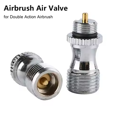1Pcs New Stainless Steel Airbrush Air Valve Universal G1/8 Paint Spray Tool Airbrush Accessories for