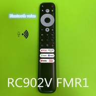 New   RC902V FMR1 For TCL 8K Qled Smart TV Voice Remote Control 50P725G 55C728 75C 728 X925PRO 65X92