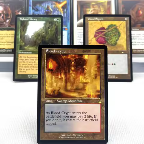 BRR DMR RVR MAT SLD NORMAL3-02 TCG Cards for Home Play magical Proxy Mox the Force of Will Urza's In