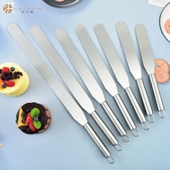 Stainless Steel Butter Knife6-14Inch Cake Palette Knife Jam Scraping Scraper Decorating Baking Tool Straight Curve Pie K