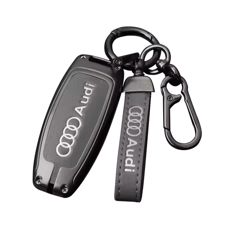 Car Zinc Alloy Key Case For Audi Q8 RSQ8 A6 S6 RS6 A7 S7 RS7 A8 A7L RS E-tron GT Q4 Q5 e-tron Q6 Q7 