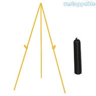 Un* Foldable Tripod Easel Display Stand Heavy Duty Metal Art Easel Canvas Stand 70-110cm Height Adju