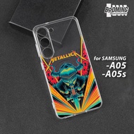 Samsung A05 - A05S Case Samsung A05 - A05S Motif [METTALICA] Booming Case Softcase Premium - Case hp