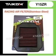 Air Filter Racing Y15ZR(Stainless-Steel)Taikom (air filter/air cleaner y15zr spareparts yamaha y15 ysuku accessories)