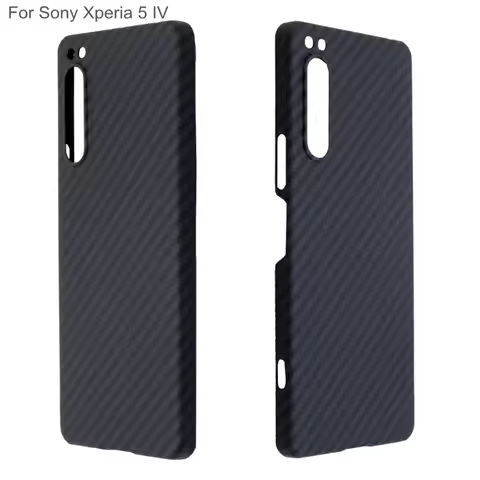 Aramid Fiber Case for Sony Xperia 5 IV Case Real Carbon Fiber Ultra-Thin Light Cover for Sony Xperia