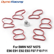 【Customizable】 Swirl Flaps Plug Remove Kit Delete Kit With 6 Gaskets For BMW N57 N57S E90 E91 E92 E9