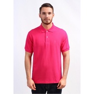 PRIA KATUN Men's Polo Shirt Cotton Pique Soft Pink Fanta