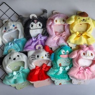 Kuromi kitty Cat Plush Doll Baby Clothes 20-25cm Cotton Doll Clothes for Cute Dolls Cloak