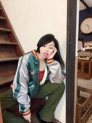 TAILOR TOYO hawall map/Indians東洋雙面穿橫須賀刺繡棒球外套